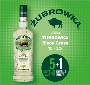 5+1 VODKA ZUBROWKA BISON GRASS 70CL