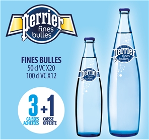 3+1 PERRIER FINES BULLES 50CL-100CL VC