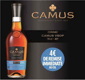 4EUROS REMISE COGNAC CAMUS VSOP 70CL