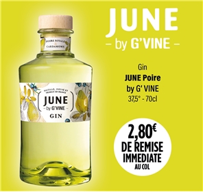 2,80E REMISE GIN JUNE POIRE 