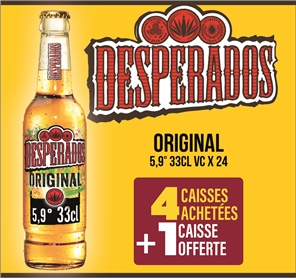 4+1 DESPERADOS 33cl VC