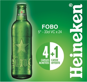 4+1 HEINEKEN FOBO 33cl VC