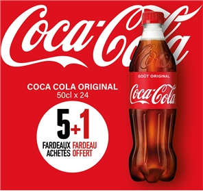 5+1 COCA COLA  PET 50cl X 24