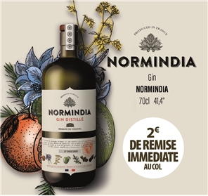 2€HT REMISE GIN NORMINDIA 