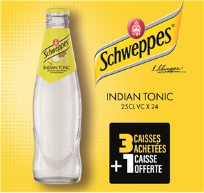 3+1 SCHWEPPES INDIAN TONIC 25cl VC