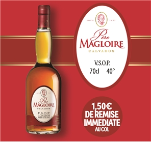 1,50€ REMISE CALVADOS PERE MAGLOIRE VSOP 70CL 