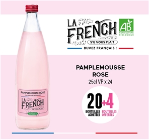 20+4 BOUTEILLES LA FRENCH SVP PAMPLEMOUSSE 25CL VP