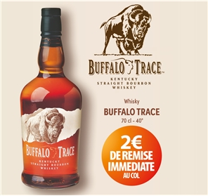 2 EUROS REMISE WHISKY BUFFALO TRACE