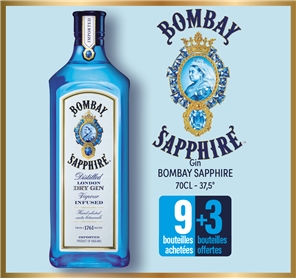 9+3 GIN BOMBAY SAPPHIRE