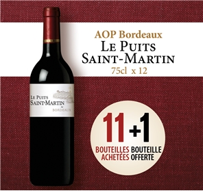 11+1 BORDEAUX ROUGE PUITS SAINT MARTIN