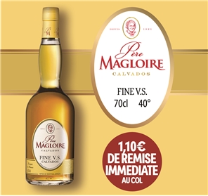 1€ REMISE CALVADOS PERE MAGLOIRE FINE 70CL 