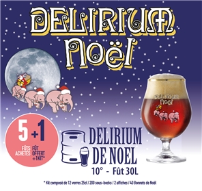 5+1 FÛTS 30L DELIRIUM DE NOEL + 1KIT