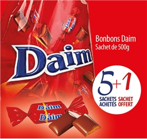 5+1 BONBONS DAIM 