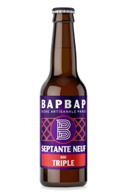 BAPBAP SEPTANTE 9 TRIPLE 7.9° 33CL